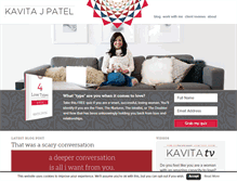 Tablet Screenshot of kavitajpatel.com